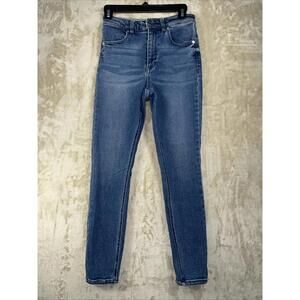 VOLCOM Women’s Liberator Legging High-Rise Ankle Fit Sz 27 Denim Blue Jeans